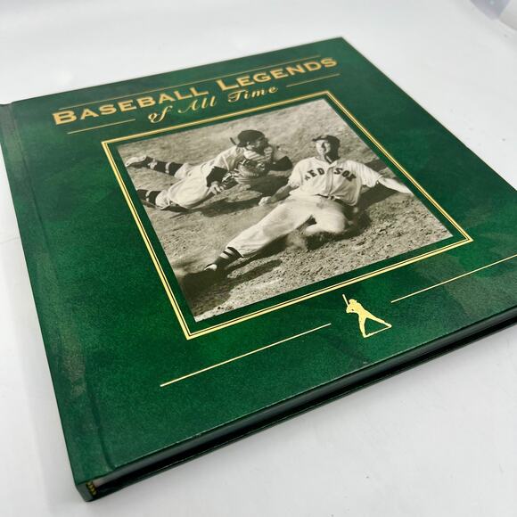 VNTG 1994 Baseball Legends of All Time Hardcover Green MLB - Picture 10 of 10